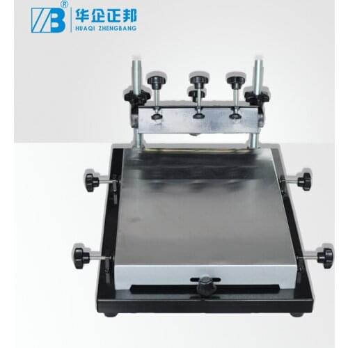 PCB solder paste screen printer machine/Manual adjusting screen printer stencil printer