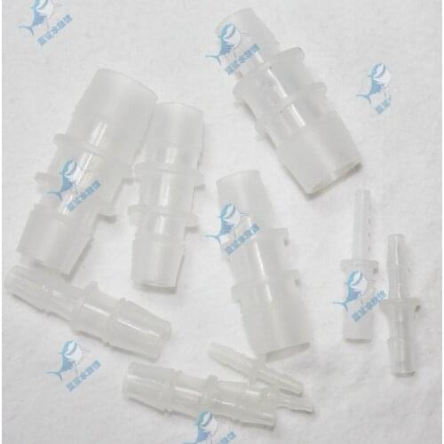 10pcs 19mm TO 8mm 10mm 12mm Plastic Barbed Connector, reducer, Straight Tube Joiner, Hose Pipe Fitting, for Medical, Aquariums