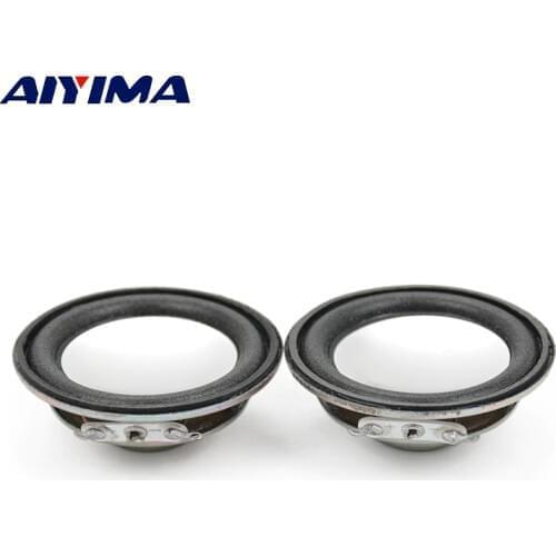 AIYIMA 2Pcs 45MM Audio Portable Speaker 1.75Inch 4 Ohm 3W Full Range Speakers Neodymium Magnetic DIY Stereo Box Accessories