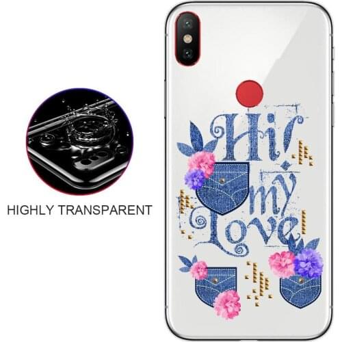 Transparent Mobile Phone Case For Xiaomi Mi MIX2S Mobile Phone Anti-drop
