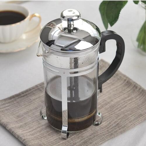 350ml Coffee French Press 350Ml Slivery /Gold Coffee Plunger
