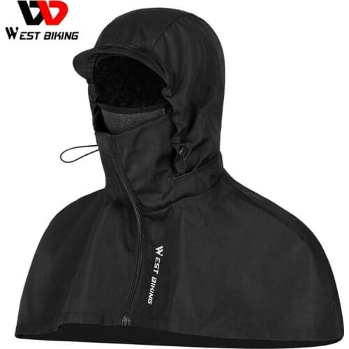 WEST BIKING Cycling Shawl Winter Keep Warm Windproof Cap Waterproof Breathable Motorcycle Fishing Skiing Riding Men Headwear