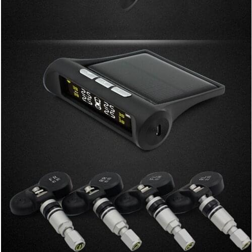 TPMS Car Detector Tire Pressure Monitor System External Internal Digital LCD Display Security Intelligent Alarm Systems Tester