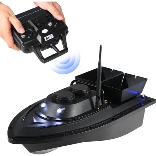 Smart Fishing Bait Boat Wireless Remote Control Fishing Feeder Toy RC Fishing Boat for Beginners 500M Remote Range Speedboat
