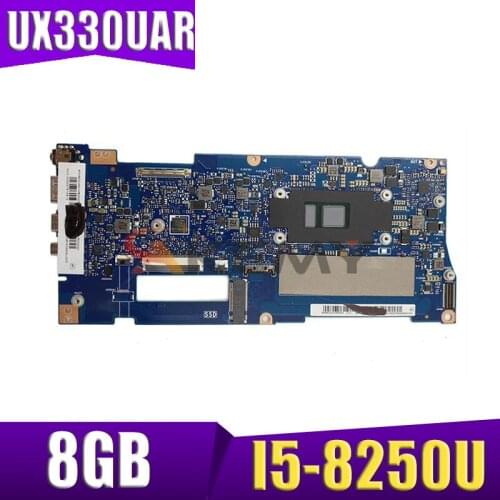 UX330UAR notebook mainboard with I5-8250U CPU 8GB For ASUS UX330UAR UX330UA UX330U U3000U laptop motherboard mainboard test ok