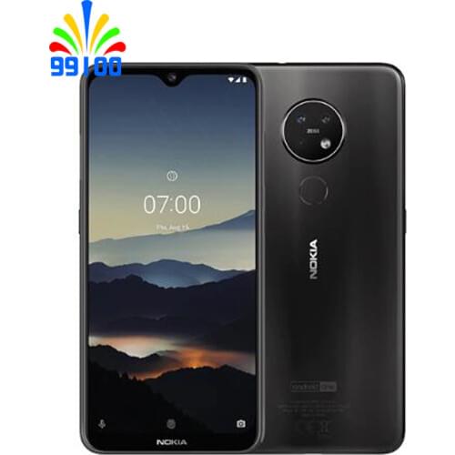 Unlocked Original Nokia 7.2 Qualcomm660 Dual SIM 6.26inch Screen 4GB+64GB 48.0MP+8MP+5MP 3 Rear Camera Fingerprint 4G-LTE