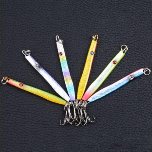 1PCS 57mm 10g Fishing Wobblers Crank Iron Plate Lure Minnow Bionic Fake Luya Sink Bait Tackle Set for Sea Bass Accessories Crank