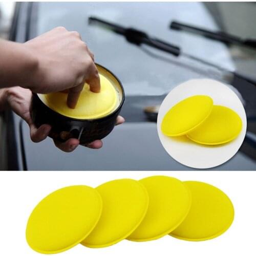 12pcs Car Cleaning Sponge Pads Polishing Foam Waxing Wax Applicator Polish Washing Pad Car Washing Tool Car Accessories