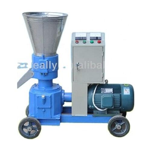 150kg/h high capacity small wood rice husk pellet machine with CE approved in summer promotion