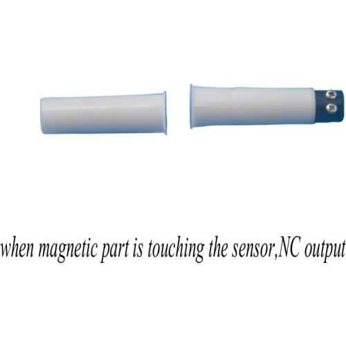 5 Sets of Magnetic Contact Reed Switches Recessed Contact with Terminals (White)