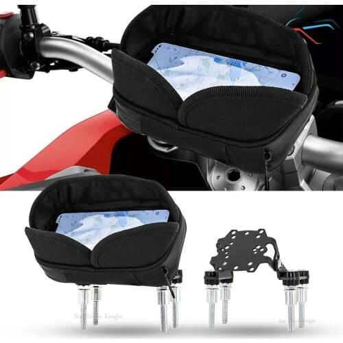 FOR BMW F900R F900XR F 900 R Motorcycle Mobile Phone GPS Plate Bracket Phone Holder Media Bag Navigation Bracket Waterproof bag