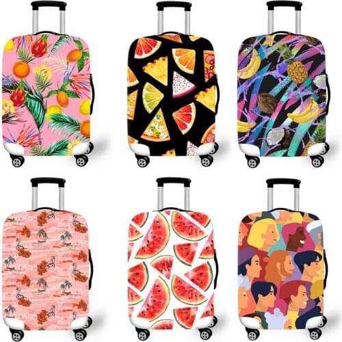Elastic Luggage Protective Cover Case For Suitcase Protective Cover Trolley Cases Covers 3D Travel Accessories Fruit Pattern T12
