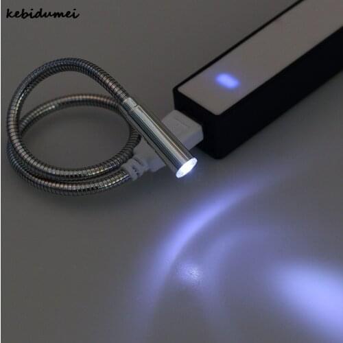 Kebidumei 2017 Mini adjustable LED USB Light For power bank For Desktop Notebook computer Tablet High Quality