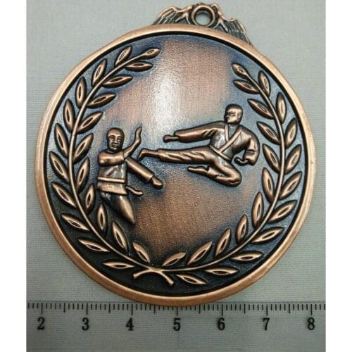Silver boxing communication ability medal Martial Arts School Medal Sports Gold Silver Boxing Communication Ability/self