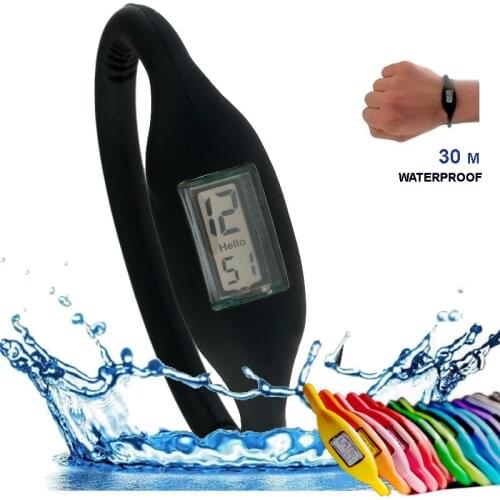 10x Silicone Ion Sport Watch Men Women Anion Negative Silicon Jelly Rubber Man Ladies Fashion 3ATM waterproof Wholesale LOT