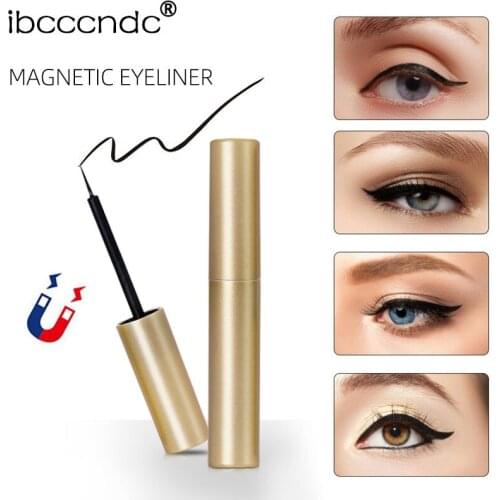 New Waterproof Magnetic Eyeliner For Magnets Eyelashes Quick Drying Sweat-proof Long-lasting Eyes Makeup Liquid Eyeliner