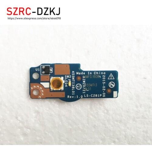 New original For Lenovo Z41-70 Z51-70 500-15ACZ ls-c281p power switch button board 455MTI38L01