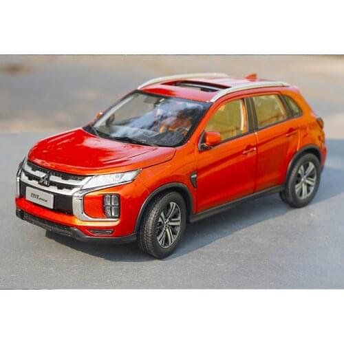 Original factory authentic 1:18 Gac Jinxuan ASX 2020 orange diecast car model with small gift