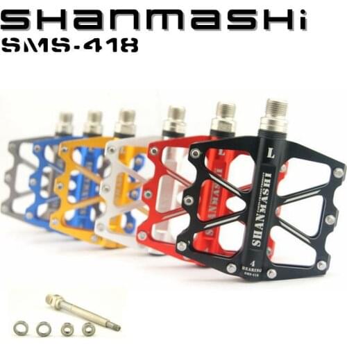 MTB Mountain Bicycle Road Bike Pedal Slip-resistant Ultra-light CNC Aluminum Alloy Sealed 4 Ball Bearing Cycling Bicycle Parts