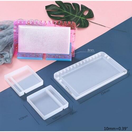 Crystal Epoxy Resin Mold Necklace Display Stand Silicone Mould DIY Crafts Jewelry Pendant Show Rack Casting Tools