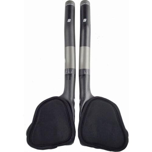 Full Carbon Fiber Road Bicycle Handlebar Highway Rest Put Handlebar Aero Carbon TT Bike Handle Bars Trial TT Bar 3K Matte