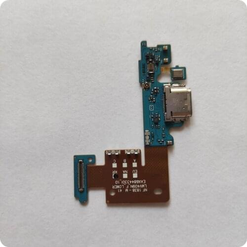 Wyieno For LG V40 ThinQ USB Dock Charging Port Plug Charger Flex Cable With Microphone MIC Board