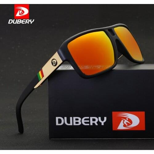 DUBERY Mens Polarized Sunglasses Aviation Driving Sun Glasses Men Women Sport Fishing Luxury Brand Designer Oculos UV400 008