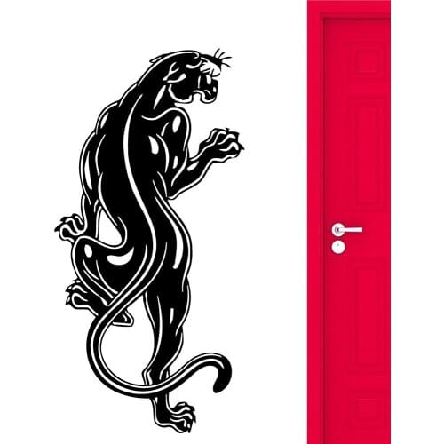 Tiger Animal Wall Stickers Modern Office Home Decor Panther Predator Vinyl Wall Decal Home Decoration Living Room Bedroom Z185