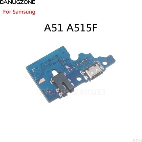 10PCS/Lot For Samsung Galaxy A51 A515F USB Charging Dock Port Socket Jack Plug Connector Charge Board Flex Cable
