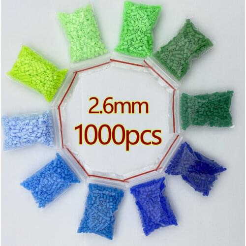 2.6mm/1000pcs bag Mini Perler Hama Beads Iron Beads for Kids Diy Puzzles High Quality Handmade Gift Toy