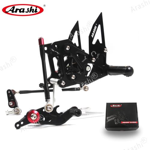 Arashi For MV AGUSTA ORO 2012-2016 CNC Rider Rearset Adjustable Footrests Foot Pegs 675 EAS Brutale Dragster 2012 2013 2014 2015