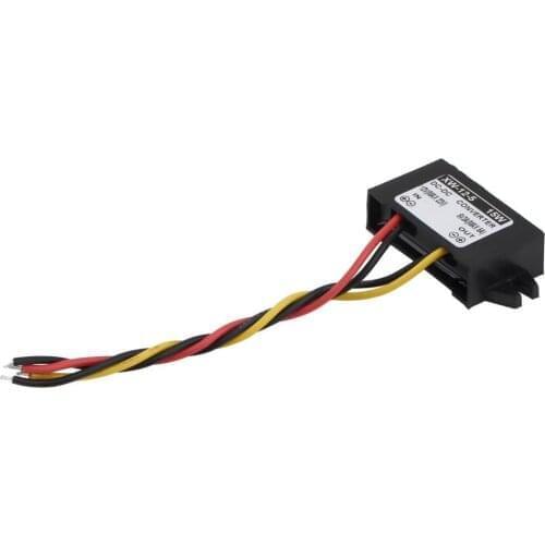 1Piece Car Charger DC Converter Module DC 12V To 5V 3A 15W with USB Mounting Hole DC Step-down Converter