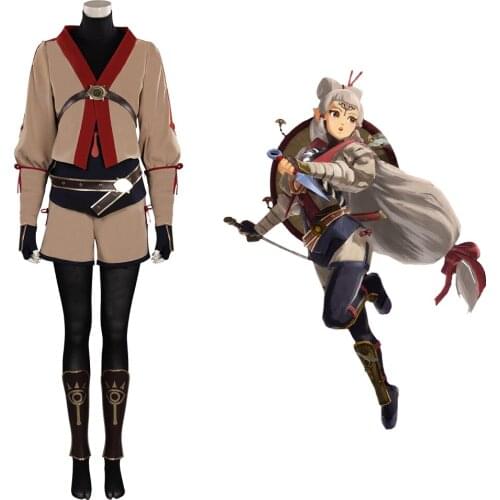 Hyrule Warriors: Age of Calamity - Impa Cosplay Costume Outfits Halloween Carnival Suit