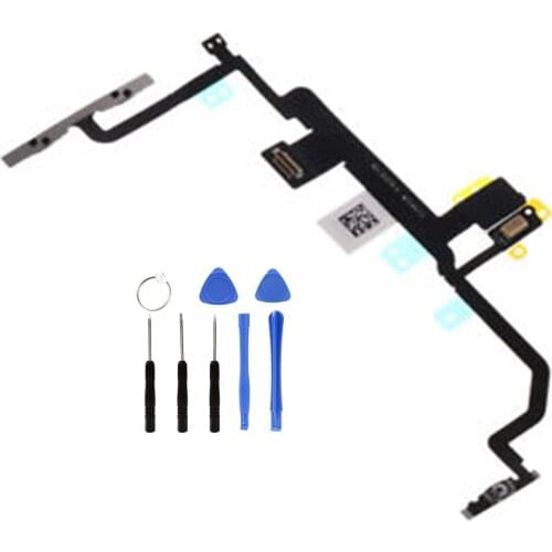 FOR IPhone 8 Plus Volume Audio Mute Power ON OFF Button Key Flex Cable Repair Kit Gift