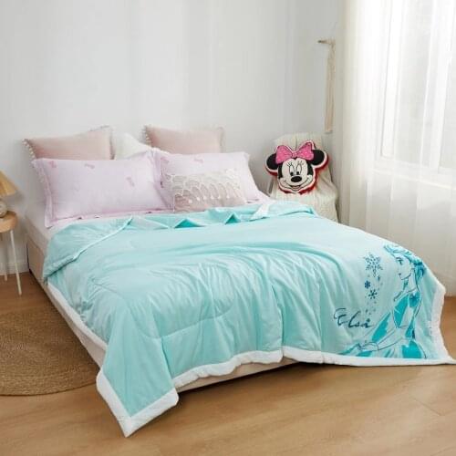Disney Frozen Elsa summer quilt Cartoon Dumbo Winnie the Pooh Throw Blanket Thin quilt Boy Girl Adult Bedroom Decoration Gift