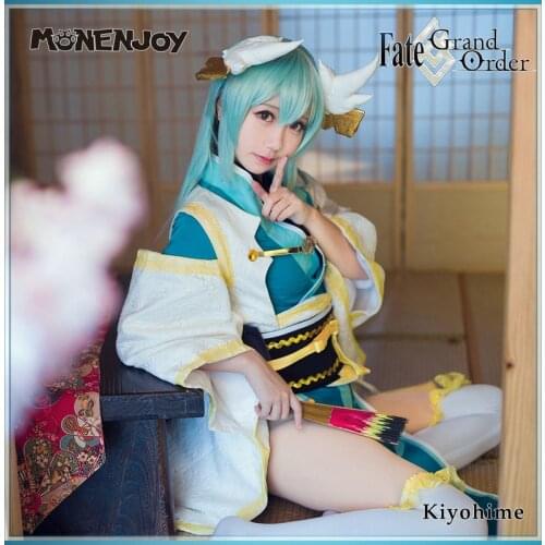 Monenjoy Fate Grand Order Kiyohime Cosplay Costume FGO Cos Sets