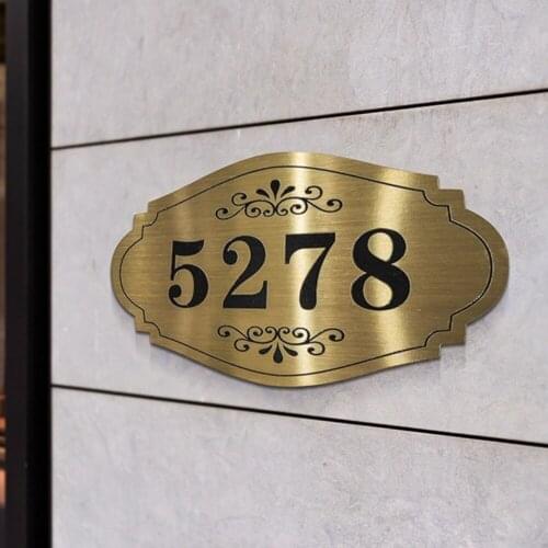 Building No. Floor Room Number Indicator Signage Plate