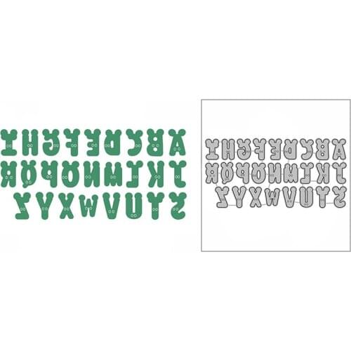 New Cartoon ABC Alphabet Craft Embossing Mold 2021 Metal Cutting Dies for DIY Decorative Scrapbooking Album Card Making No Stamp