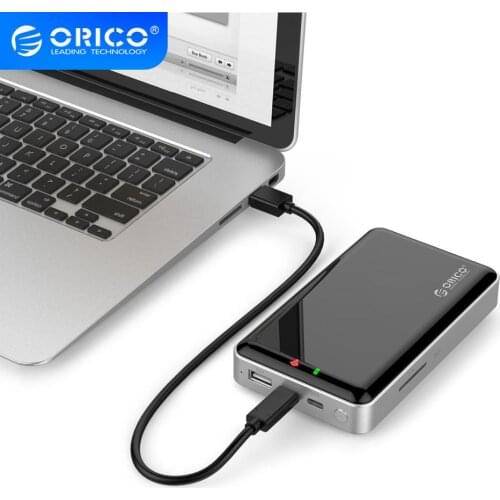 ORICO 2.5 inch Wifi HDD Enclosure Private HDD Cloud Storage Support SD/TF Card Offline Backup 8000 mAh Power Bank USB3.1 Gen1/2