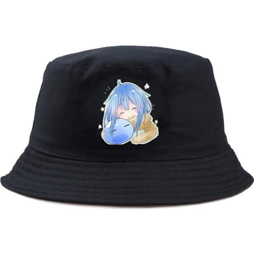 Panama Cap That Time I Got Reincarnated as a Slime Bucket Hat Anime Graphic Fashion Summer Headwear Beach Visor Casual Gorros