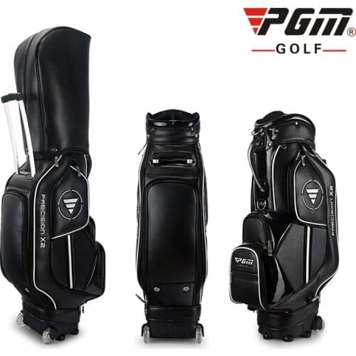 PGM Golf Set Standard Bag Mens Womens Trolley Bag Waterproof PU Tugball Club Pack Can Accommodate 14 Clubs Portable Easy To Play