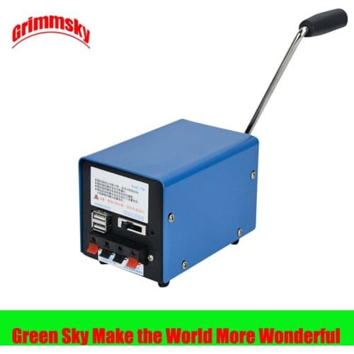 High Power Dynamo Charger Portable Emergency Hand Power Hand Crank USB Charging Emergency Survival Crank Hand Generator