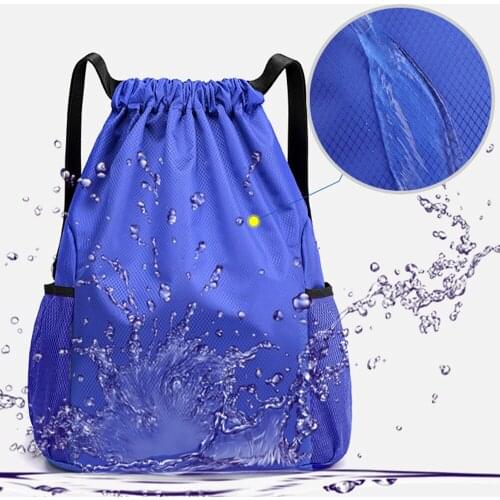 Drawstring Pocket Backpack Men And Wome Simple Travel Backpack Large Capacity Drawstring Fitness Sports Bag