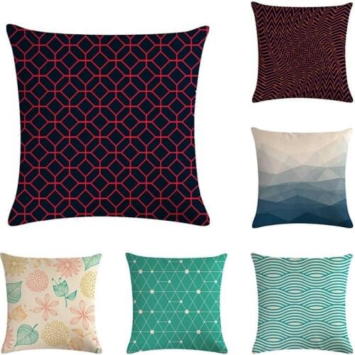 Sweetenlife Cushion Cover Decorative Throw Pillow Case Cover Leaf pattern Cushions Home Decor 2018 New Sofa Cushions 45*45 ZY449