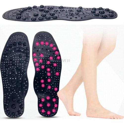 Enhanced upgrade 68 Magnetic Massage insole Foot Acupuncture Point Therapy Insole Cushion Body Detox Slimming Magnetic