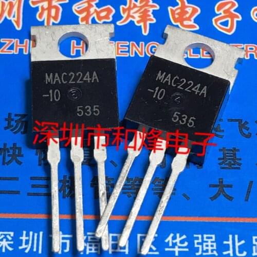 10PCS MAC224A-10 TO-220 100% New&original