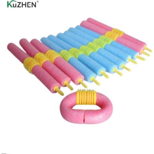 12pcs/5PCS Hair Curler Magic Sponge Foam Cushion Hair Styling Rollers Curler Twist Tool Hot Sale Hair Roller Sponge Hair Curlin