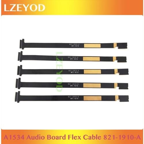 5PCS New A1534 Audio Jack Board Flex Cable 821-1910-A 923-00403 for MacBook Retina 12-inch A1534 2015 2016 2017 Year