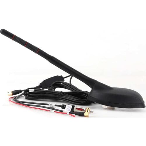 Car DAB+GPS+FM Antenna Active Amplified Top Roof Mount Waterproof Dustproof Universal