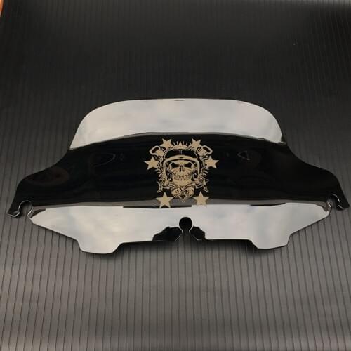 5"/6"/8" Windshield Windscreen Motorcycle for Harley Touring Electra Glide 1996-2013 Fairing Wind Shield Screen Deflectors